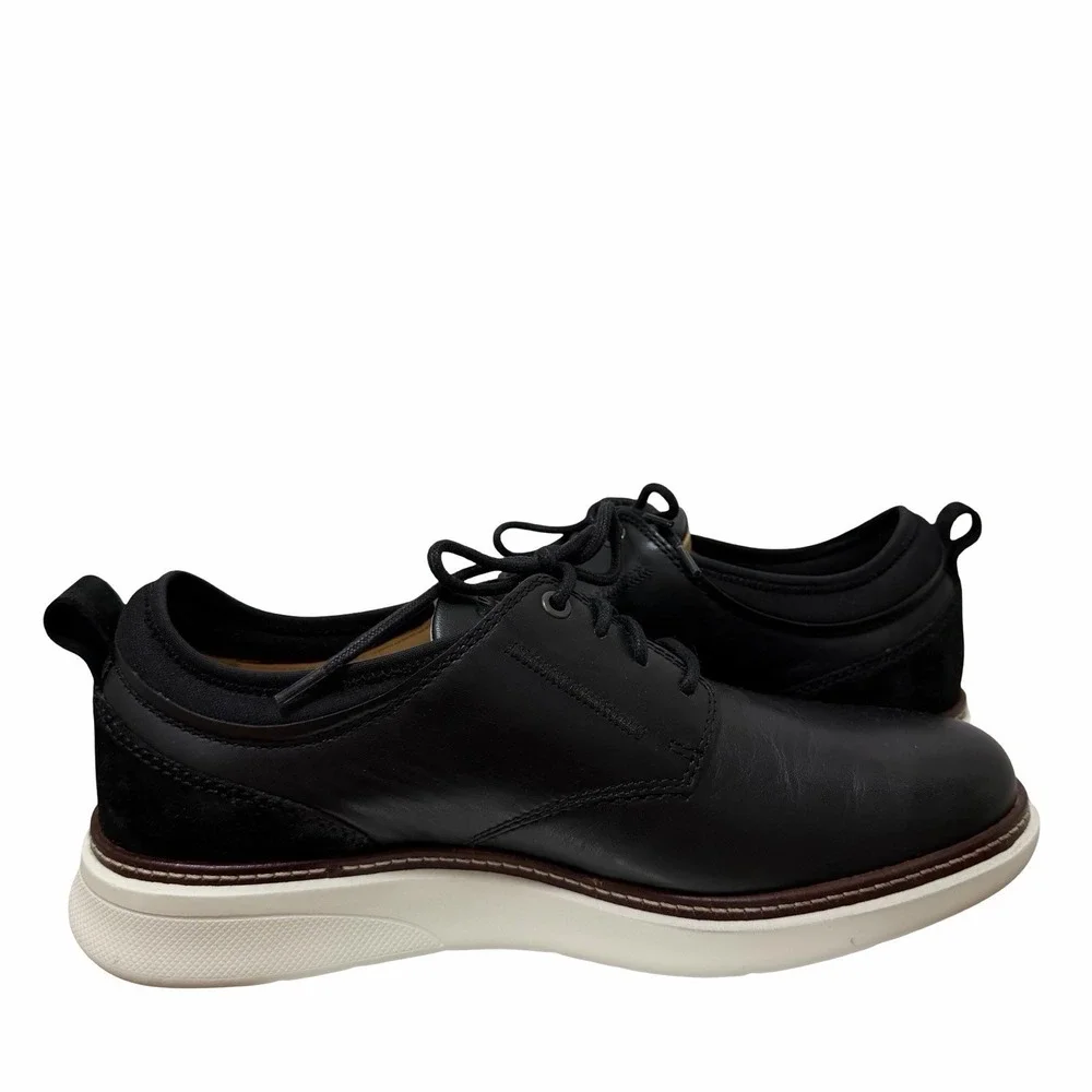 Samuel Hubbard Rafael Hybrid Leather Lace Up Shoes Mens US 10 Black Casual